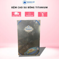 Đệm bông ép mix 2cm cao su thiên nhiên titanium  2 mảnh công ty kim cương