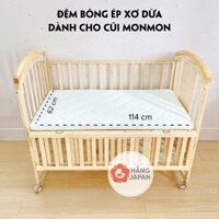 Đệm bông ép, xơ dừa dành cho cũi MONMON cho bé