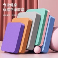 Đệm cân bằng tập luyện lõi đệm tập thể dục Yoga Dày dặn, ép Ghế tập thể dục, Bánh xe tập bụng mềm, rèn luyện cốt lõi, giảm xóc Đĩa trượt, đệm quỳ