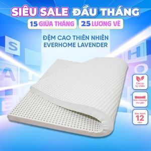 Nệm cao su Everhome Lavender - 160*200*10cm