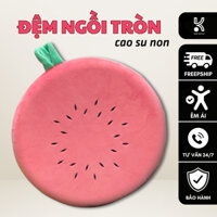 Đệm Cao Su Non Văn Phòng Hình Dưa Hấu Tròn, Đệm Ngồi Bệt, Lót Mông Hỗ Trợ Nâng Đỡ Xương Cụt & Cột Sống - KEN OFFICE