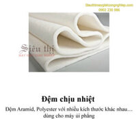 Đệm chịu nhiệt dùng cho máy ủi phẳng
