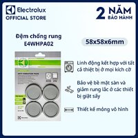 Đệm chống rung Electrolux E4WHPA02 Tương thích với tất cả dòng sản phẩm Máy Giặt/Máy Giặt Sấy/Máy Sấy [Hàng chính hãng]