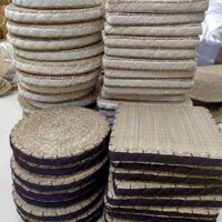 Đệm cói ngồi bệt có mút mềm mại (hàng xuất khẩu)