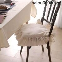 Đệm Cotton 5CM Lót Ghế Ăn Phối Ren Có Thể Tháo Rời Và Giặt Rửa