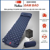 Đệm dã ngoại tự động bơm, Đệm hơi du lịch gập gọn siêu nhỏ gọn, chịu tải tốt, độ bền cao