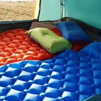 Đệm dã ngoại tự động bơm, Đệm hơi du lịch gập gọn siêu nhỏ gọn, chịu tải tốt, độ bền cao