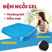 Đệm, Đệm Ngồi Gel Lưới Thoáng Khí, Đệm Gel Lót Ghế Văn Phòng, Ô Tô - AMINO