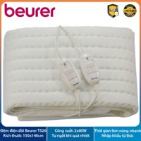Đệm điện đôi Beurer TS26 cao cấp - Đệm điện sưởi nhập khẩu từ Đức - Bảo hành 24 tháng