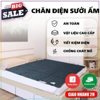 Đệm điện nỉ 4 lớp siêu nhẹ mềm mịn tự điều chỉnh cấp độ nóng, đệm sưởi điện  nhiêu kích cỡ