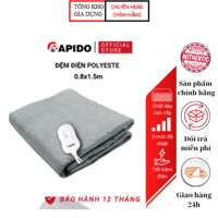 Đệm điện Poly Rapido REB-60SG, chất liệu poly cao cấp, công suất 60W, bảo hành 18 tháng