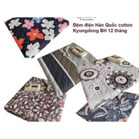 Đệm Điện sưởi ấm kyung Dong Hàn Quốc Chất liệu cotton TC
