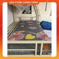 Đệm đơn trải giường tầng , giường đơn , ngủ văn phòng gấp 3 khúc chất liệu Xốp siêu nhẹ Pe