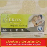 Đệm Everon bông ép 3 miếng gấp chính hãng giảm đến 50% vỏ gấm Nano kháng khuẩn