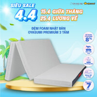 Đệm Foam Nhật Bản Oyasumi Premium 3 Tấm ( massage)