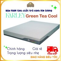 Đệm foam trà xanh vải lạnh massage 5 vùng Kim Cương FARLEY chính hãng nệm Kim Cương cao cấp giá rẻ nhất thị trường