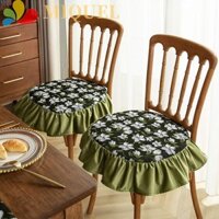 Đệm Ghế Ăn MIQUEL, Miếng Lót Ghế Thêu Thoải Mái Họa Tiết Hoa, Miếng Lót Mông Màu Trơn Trượt Có Thể Giặt Của Mỹ Quà Tặng Sinh Nhật