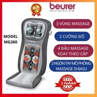 Đệm ghế massage hồng ngoại beurer MG260, massage lưng, chất liệu mềm thoáng khí, dễ vệ sinh