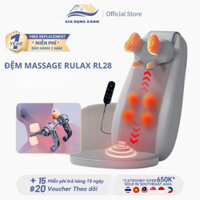 Đệm Ghế Massage Toàn Thân RL28 - Đệm Massage Chuyên Sâu Vùng Lưng Và Cổ Vai Gáy