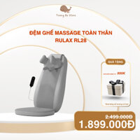 Đệm Ghế Massage Toàn Thân Rulax RL28 - Đệm Massage Chuyên Sâu Vùng Lưng Và Cổ Vai Gáy