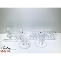 Đêm giọt hòa tan CO2 thủy tinh xoắn ốc