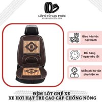 Đệm Gối Hạt Gỗ Tựa Lưng Lót Ghế Ô Tô Massage ,Đan Xen Hạt Gỗ Thóang Mát ,Dễ Chịu - Lốp Ô Tô Vạn Phúc