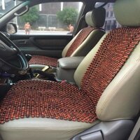 Đệm hạt gỗ tựa lưng massage lót ghế ô tô, xe hơi làm từ 100 gỗ Hương Đỏ tự nhiên cao cấp HD-D