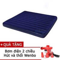 Đệm hơi 1.8m  68755 (183x203x22cm) phủ nhung mềm mại