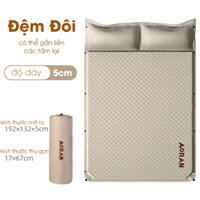 Đệm hơi kèm gối Canashop , Đệm hơi đơn công nghệ mới , Giường Hơi Cắm Trại Ngoài Trời Cho Hai Người Đệm Ngủ Bơm Hơi