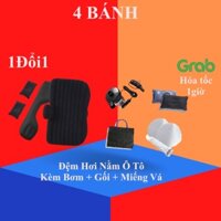 Đệm Hơi Ô Tô Cao Cấp - Bao Gồm Bơm Điện, Gối, Miếng Vá Dự Phòng