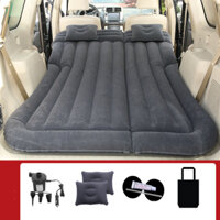Đệm hơi ô tô, Giường hơi ô tô tặng kèm 2 gối và miếng vá, Nệm hơi ô tô chân rời