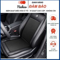 Đệm làm mát ghế ô tô - Đệm quạt điều hoà vùng lưng trên xe hơi , Tấm làm mát lưng dùng nguồn điện 12V trên xe