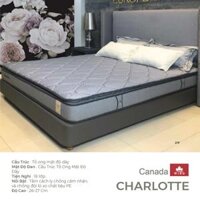 Đệm lò xo Canada Charlotte 180*200*27cm