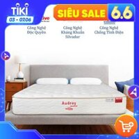 Đệm lò xo cao cấp Dunlopillo Audrey - Thoáng mát, kháng khuẩn, bảo vệ cột sống - Thương hiệu từ CHÂU ÂU - 160x200x25cm