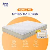 Đệm lò xo KADE 20cm đệm lò xo liên kết êm ái nâng đỡ giấc ngủ với foam hai tầng mềm mại