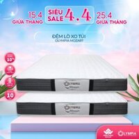 Đệm lò xo Olympia túi Mozart gấp 2 mảnh cứng vừa lý tưởng cho cột sống, dễ dàng vận chuyển