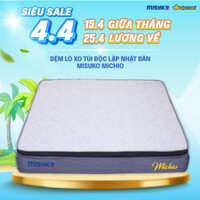 Đệm lò xo túi độc lập Nhật Bản Misuko Michio 3 viền cao 26cm