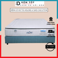 Đệm lò xo túi khách sạn kim cương asling 4 sao cao 27cm