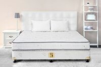 Đệm lò xo túi Nano Jasmine cao 20cm gấp 2 tấm