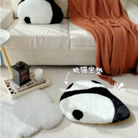 Đệm lót ghế ngồi hình gấu trúc dễ thương thoải mái không trơn trượt cho phòng ngủ văn phòng