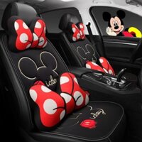 Đệm Lót Ghế Ngồi Xe Hơi Hình Chuột Mickey Dễ Thương Thông Dụng