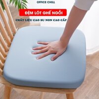 Đệm Lót Ghế OFFICE CHILL Tấm nệm Lót Ngồi Ghế Văn Phòng Ghế Gỗ Ngồi Dưới Sàn Nhà Cao Su Non