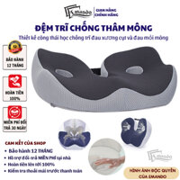 Đệm lót ghế văn phòng EMANDO chống trĩ cao su non, đau mỏi mông và thâm mông giúp duy trì tư thế ngồi đúng