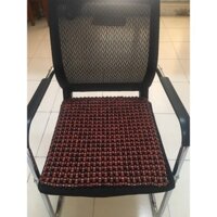 Đệm Lót Ghế Văn Phòng Hạt Gỗ Hương Hạt 1.2cm - Kích thước 45cm x 45cm ( Loại 2 )
