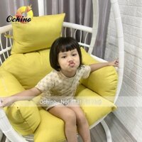 Đệm Lót xích đu phượng Hoàng đơn cao cấp để phòng Khách hoặc ban công sân vườn gồm 5 món ( có sẵn)