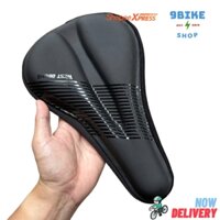 Đệm lót yên bọc yên xe đạp gel siêu mềm WB  1134 dây dán 18 x 28 cm