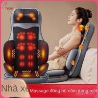 Đệm massage đa chức năng cho cổ, eo, lưng, toàn thân, sử dụng trong xe hơi và ở nhà, nhào và đẩy 6WIG