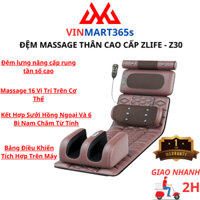 Đệm Massage Toàn Thân Cao Cấp Zlife-Đa Năng Nhiều Chế Độ Massage-Chườm Âm Hồng Ngoai-Bảo Hành 2 Năm