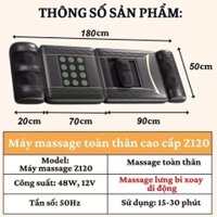 Đệm Massage Toàn Thân Cao Cấp Z120 PRO