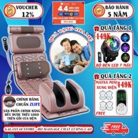 Đệm massage toàn thân chính hãng Zlife, Nệm ghế thảm mát xa toàn thân, Máy massage lưng và cột sống